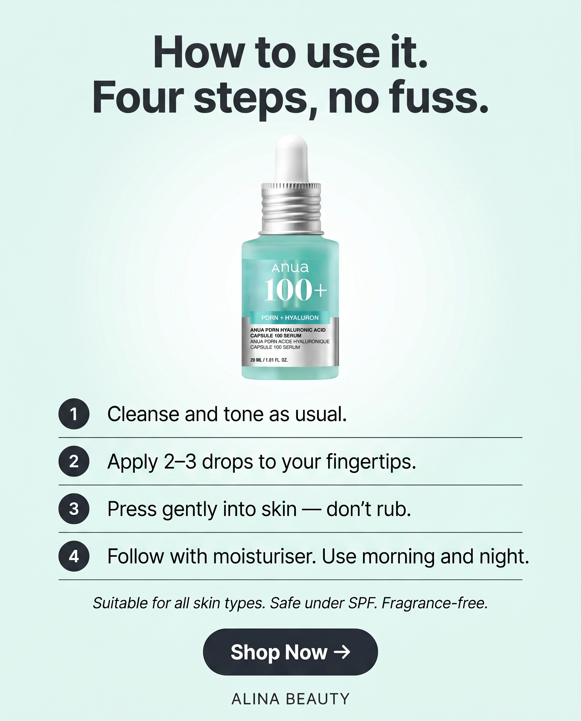 A pregnancy-safe Korean skincare routine, four simple steps