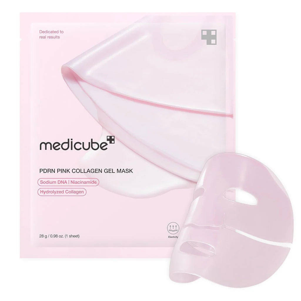 Medicube PDRN Pink Collagen Gel Mask, overnight wrapping mask