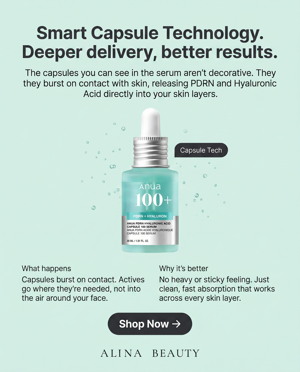 PDRN Hyaluronic Acid Capsule 100 Serum (30ml)