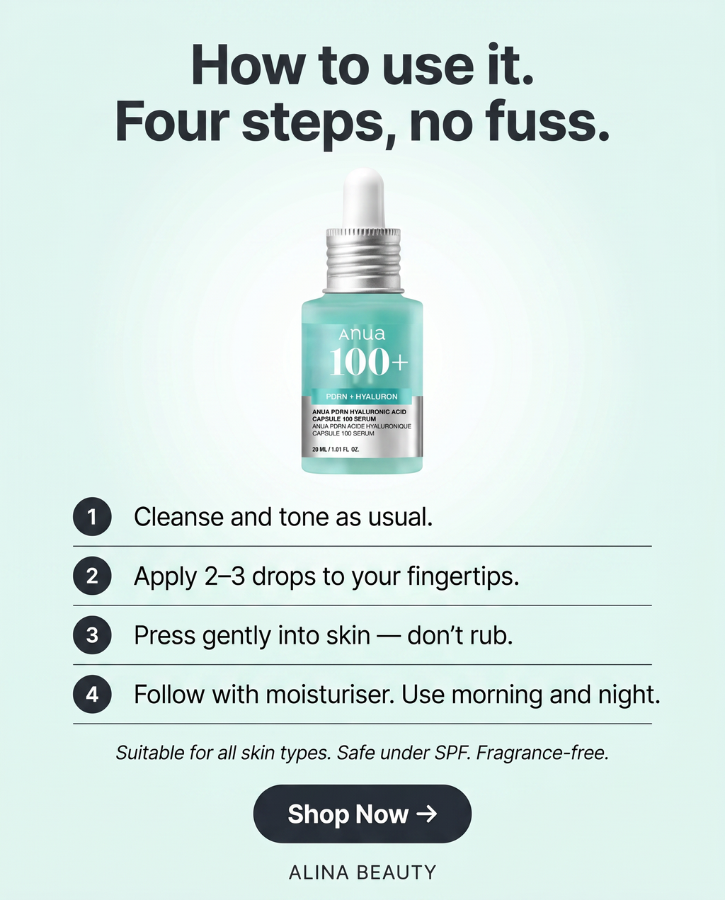 PDRN Hyaluronic Acid Capsule 100 Serum (30ml)