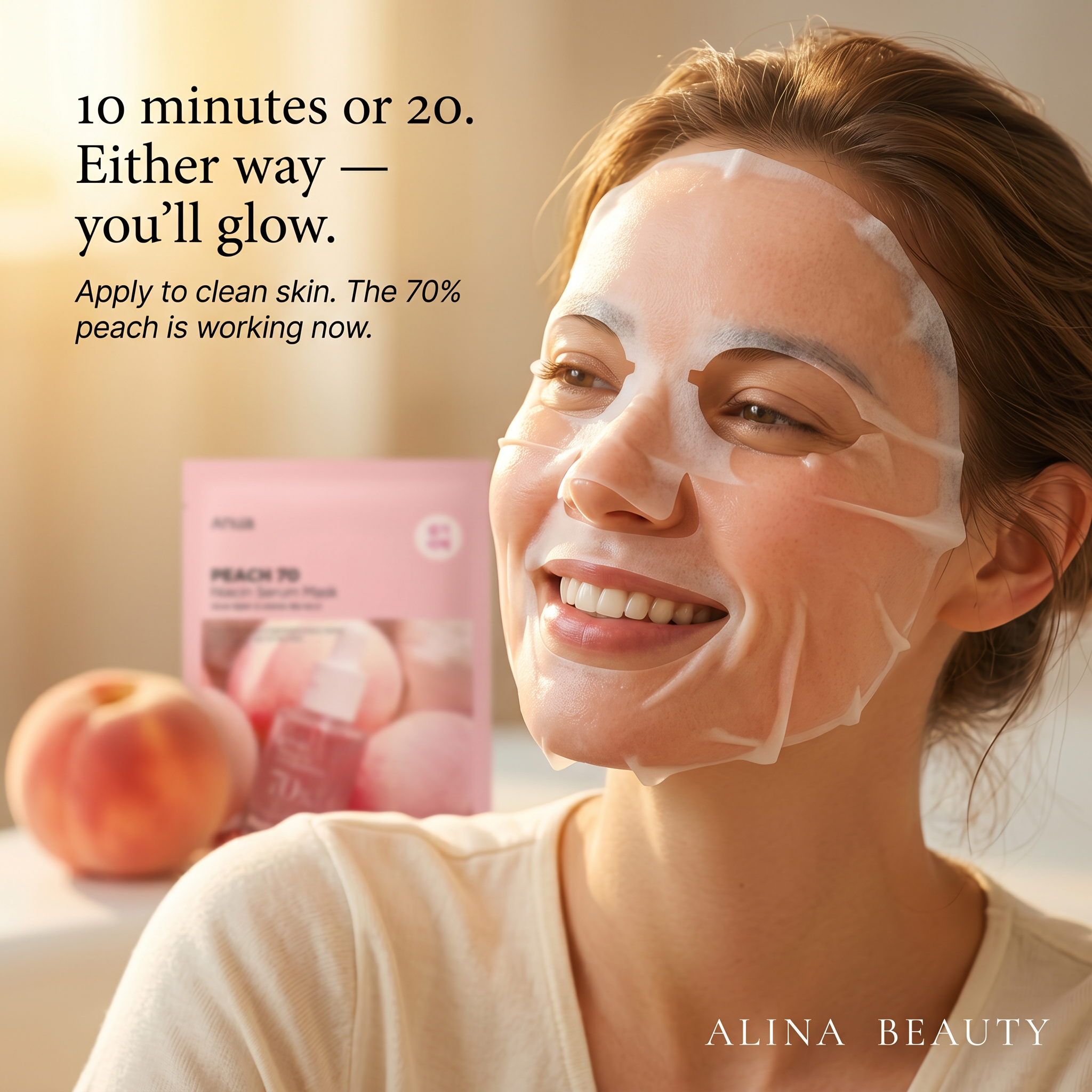 Anua Peach 70 Niacin Serum Mask 25ml