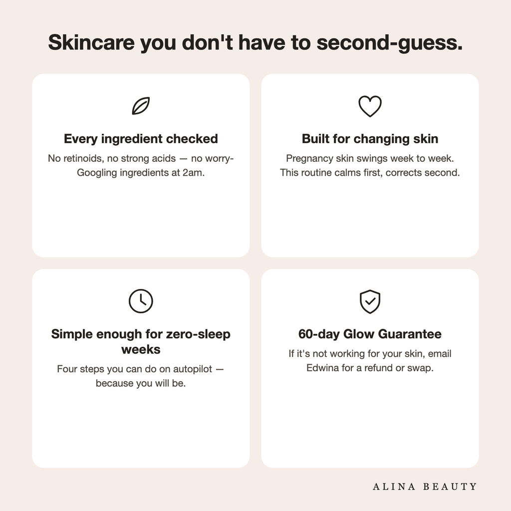 Skincare you don't have to second-guess — every ingredient checked, built for changing skin